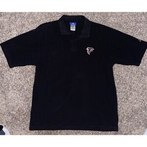 Team Issued Vintage Atlanta Falcons‎ Reebok Short Sleeve Polo Shirt NFL Size XL